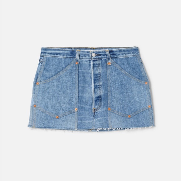 Re/Done by Levi’s Workwear Skirt - Picture 1 of 6